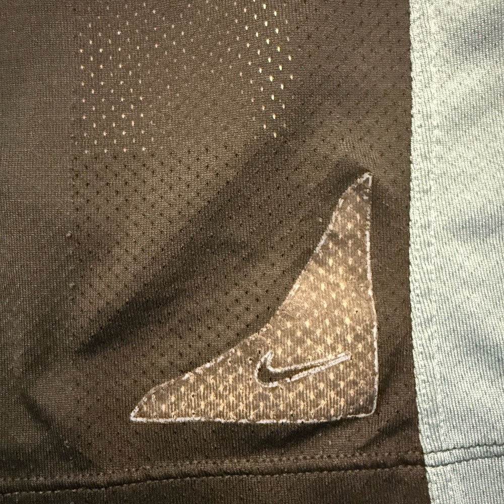 Nike Golf Dri-Fit 1/4 Zip Polo Black Blue Men’s Medium Performance - Picture 4 of 7